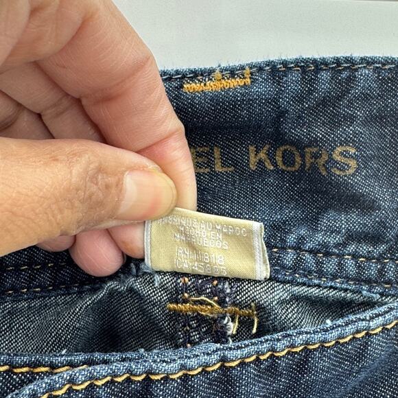 Vintage True Y2K Dark wash denim wide leg jean trouser size 22 classic versatile - Picture 8 of 8